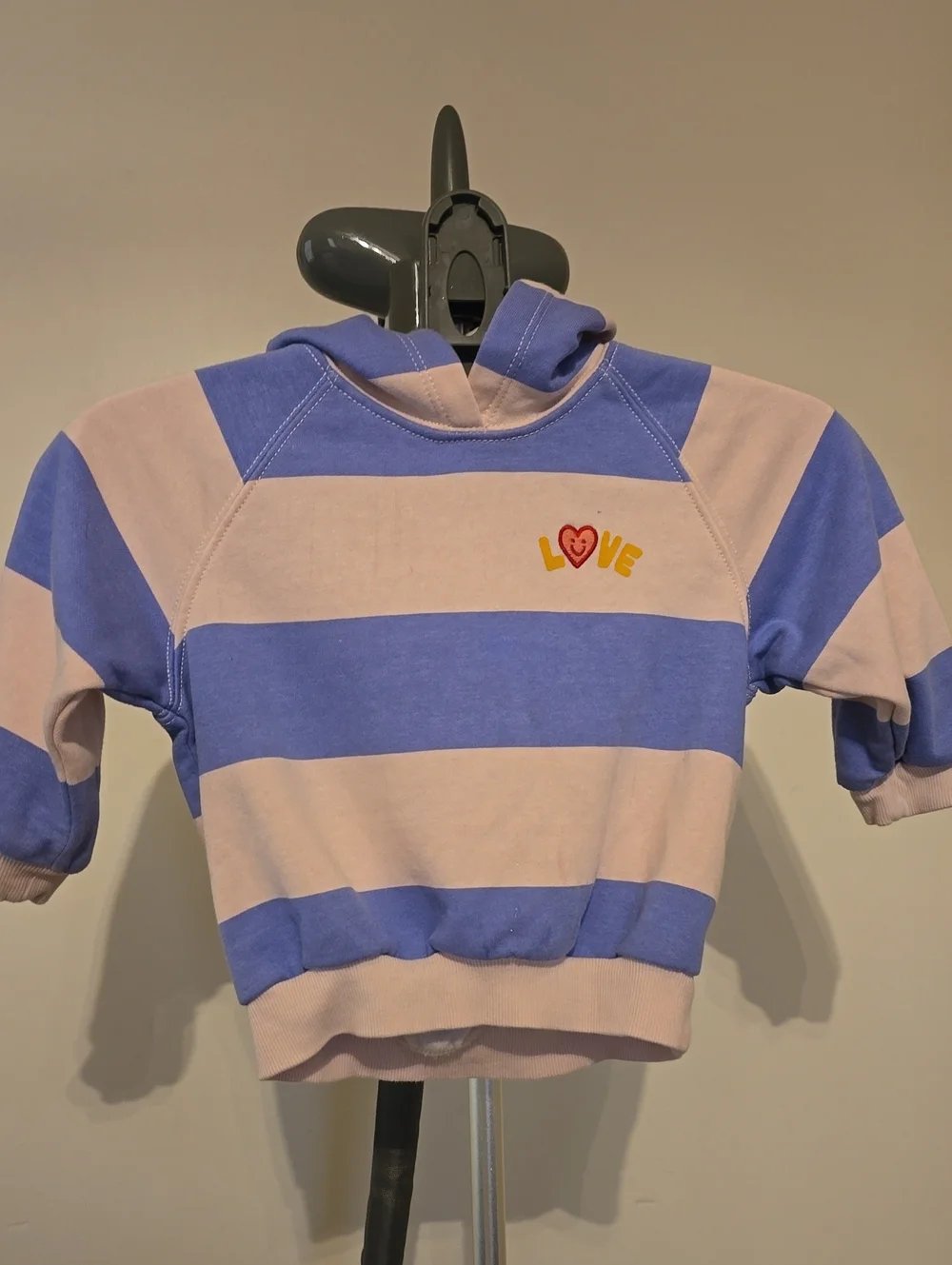 Old Navy Girls' Hooded Sweatshirt - Lavender & Light Pink